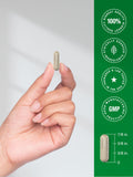 Horbäach Ashwagandha + Magnesium Glycinate capsules close-up