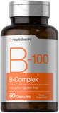 Horbäach B-100 Complex Vitamin B Supplement front view