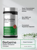 Horbäach Berberine Ceylon Cinnamon Complex capsule close-up