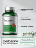 Horbäach Berberine HCL 500mg capsules back view