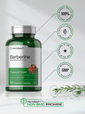 Horbäach Berberine HCL 500mg capsules close-up