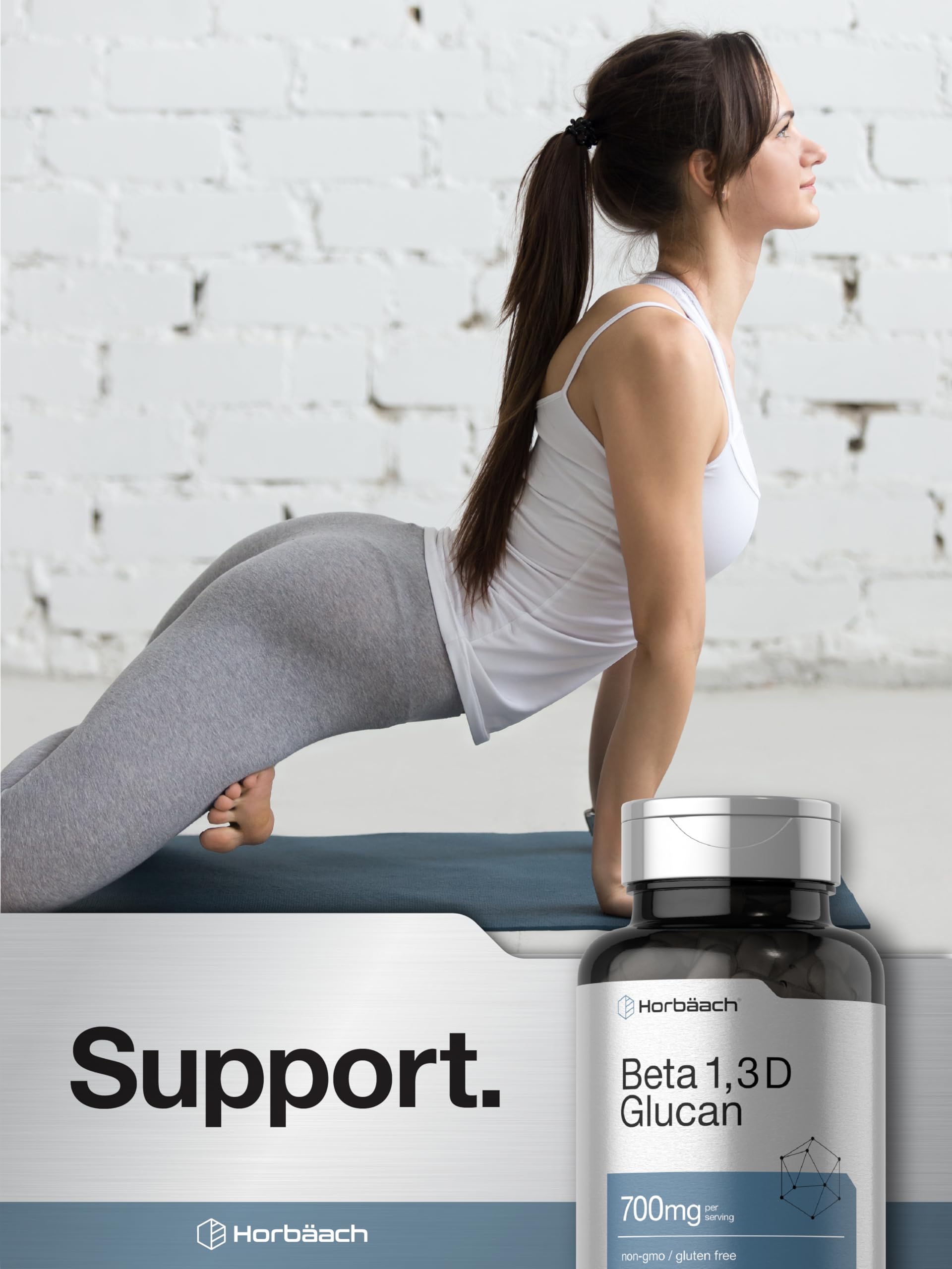 Horbäach Beta Glucan Capsules 700mg ingredients list