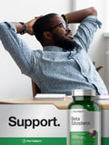 Horbäach Beta Sitosterol Plant Sterols Complex 1200mg capsules with a measuring spoon