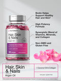 Horbäach Biotin Supplement side view of the bottle