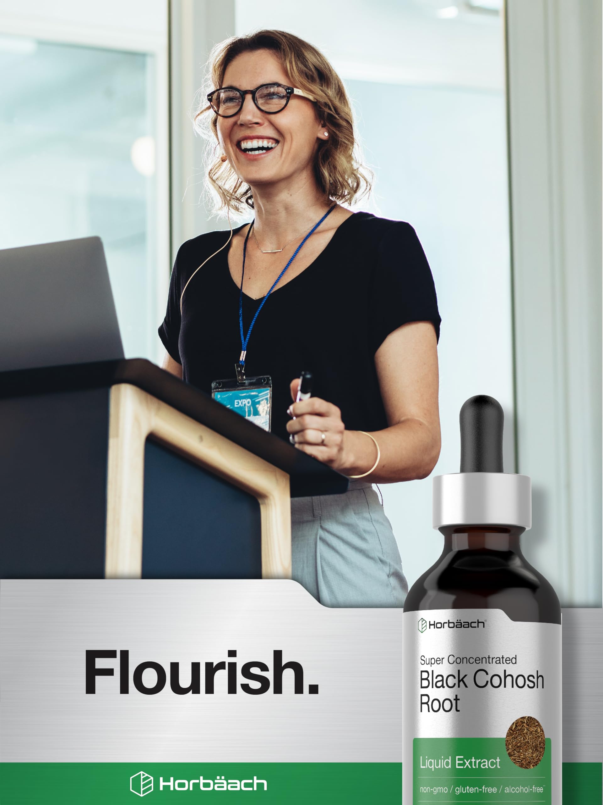 Horbäach Black Cohosh Liquid Extract 145g lifestyle scene