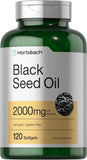 Horbäach Black Seed Oil Softgels front view with packaging