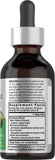 Horbäach Black Walnut & Wormwood Liquid Extract bottle side view