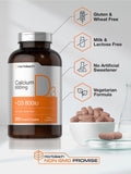 Horbäach Calcium + D3 Supplement back view of packaging