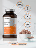 Horbäach Calcium + D3 Supplement caplets in hand