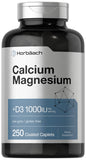 Horbäach Calcium Magnesium Vitamin D3 Coated Caplets front view