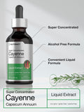 Horbäach Cayenne Pepper Extract Liquid 132g packaging