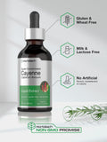 Horbäach Cayenne Pepper Extract Liquid 132g with measuring spoon