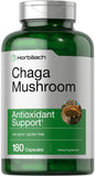 Horbäach Chaga Mushroom Capsules 600mg front view