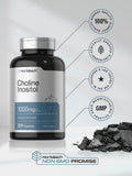Horbäach Choline Inositol bottle with natural background