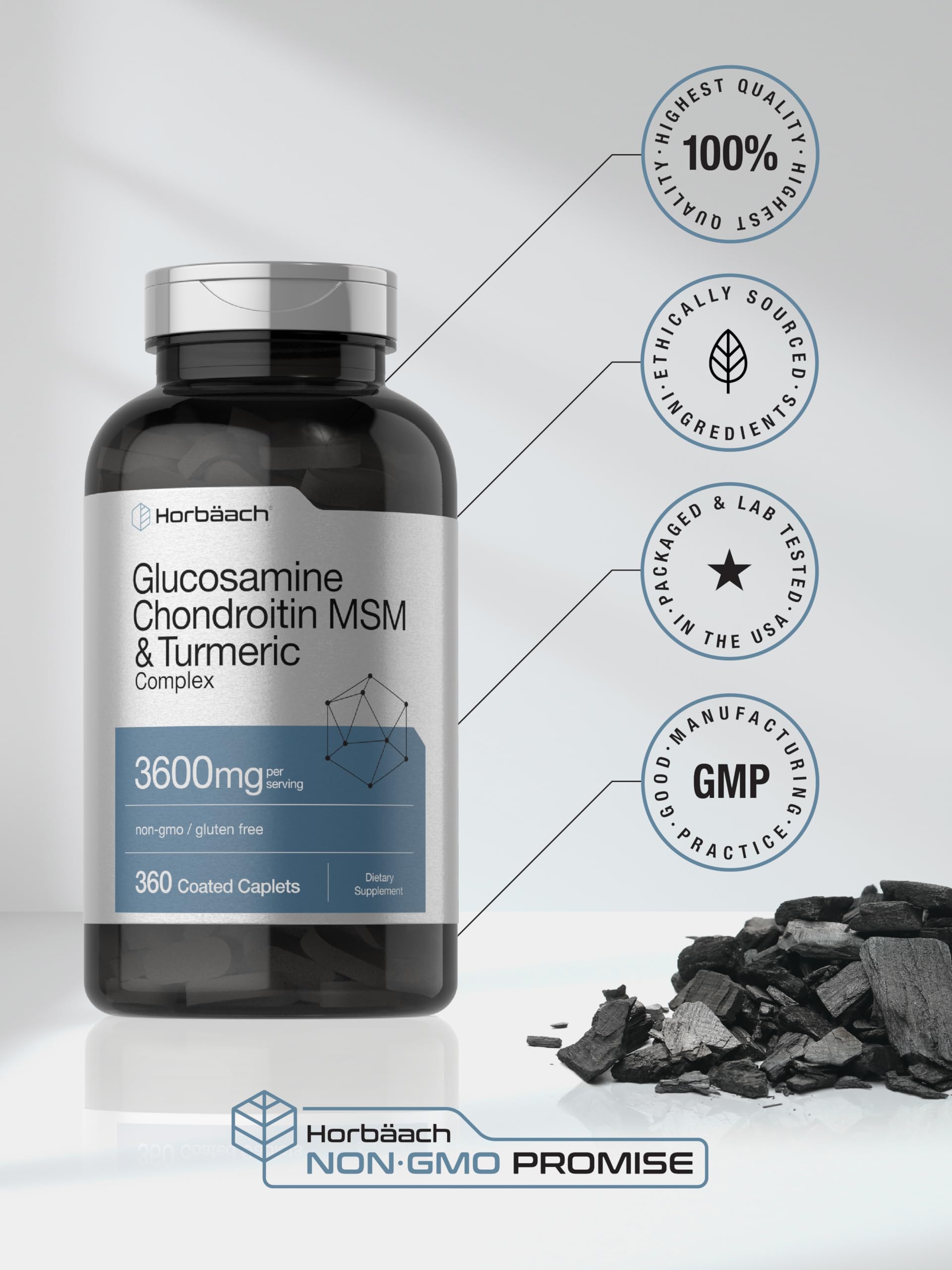 Horbäach Chondroitin Plus Glucosamine 460g packaging