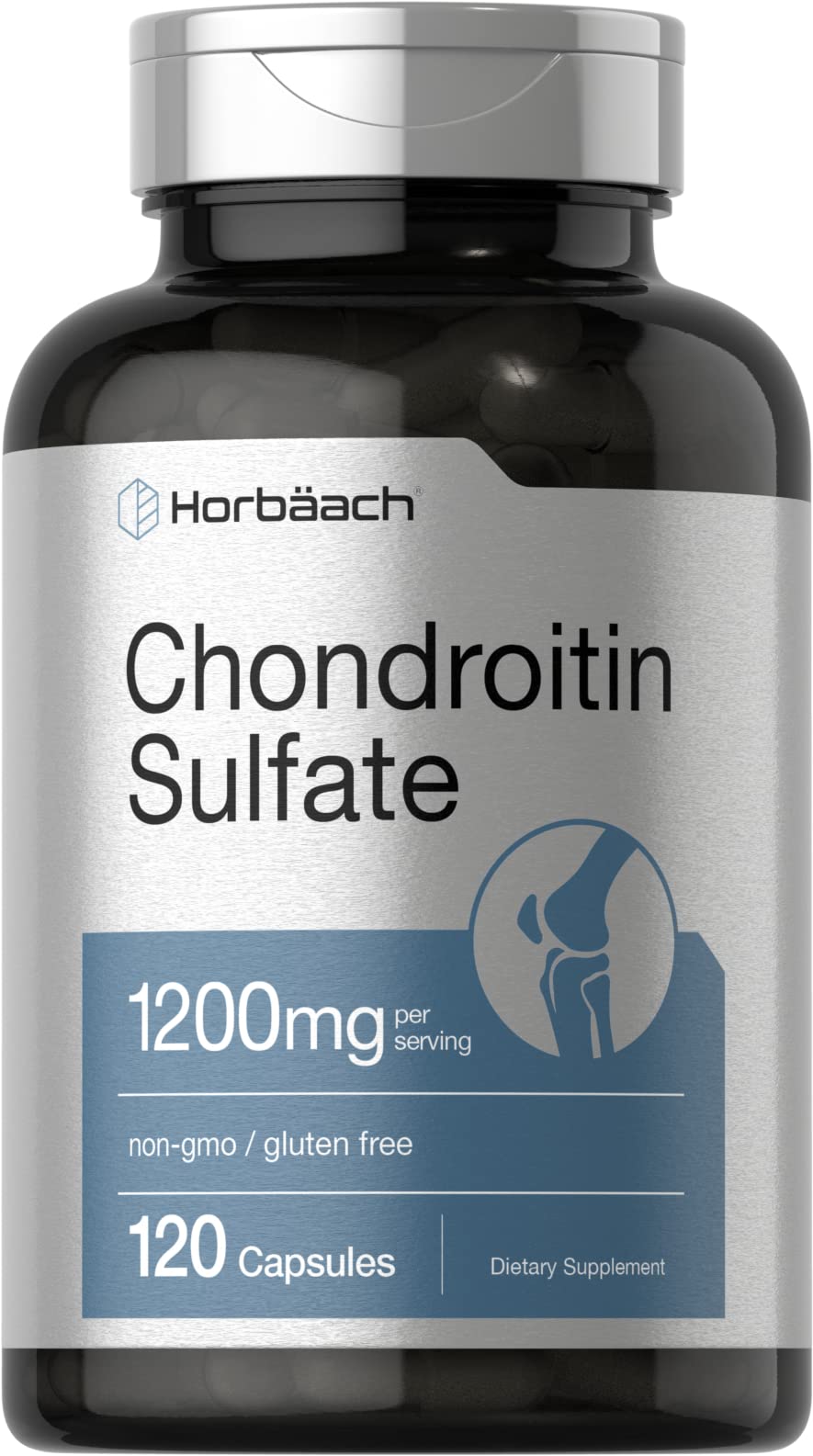 Horbäach Chondroitin Sulfate 1200mg capsules front view