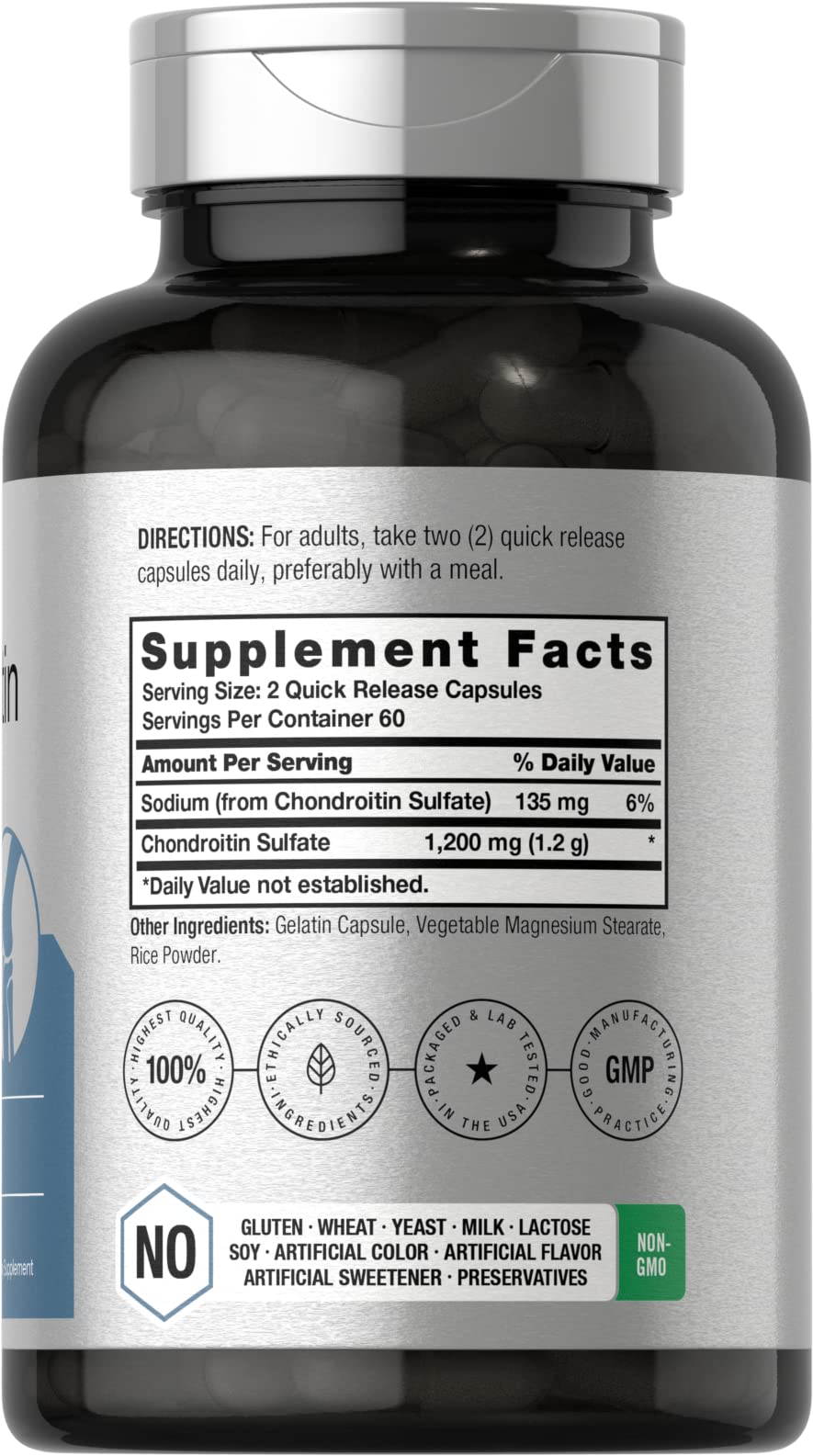 Horbäach Chondroitin Sulfate bottle with 120 capsules