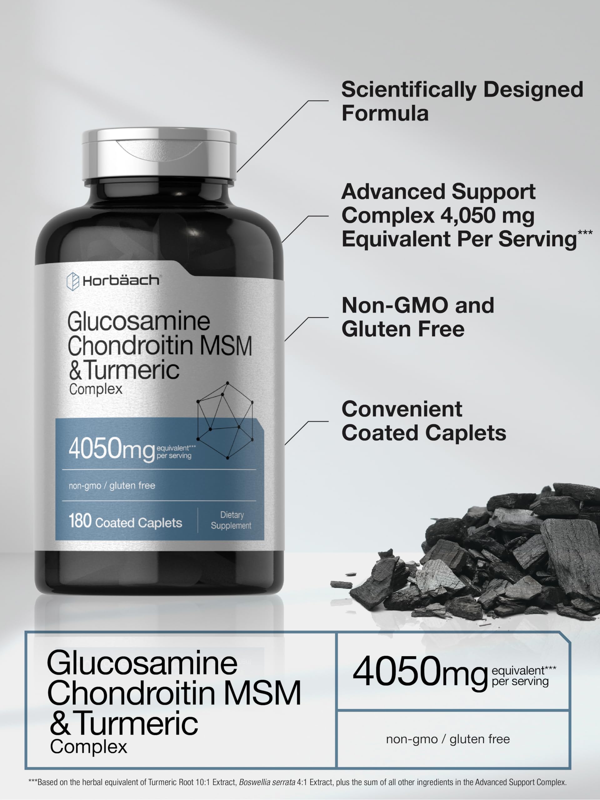 Horbäach Chondroitin Supplement capsule close-up