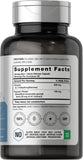 Horbäach Chrysin 500mg Passion Flower capsules side view