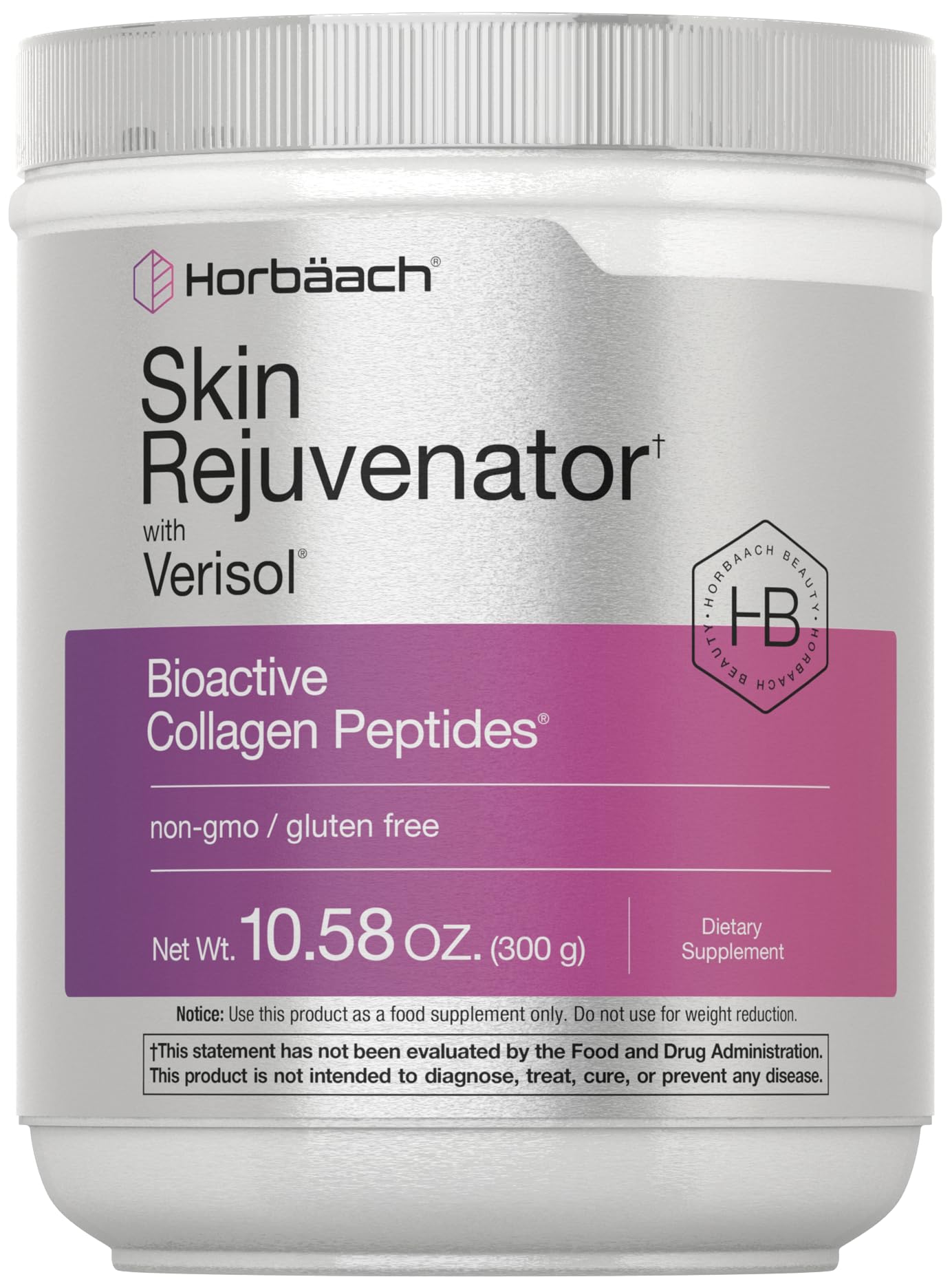 Horbäach Collagen Peptide Powder 295g front view