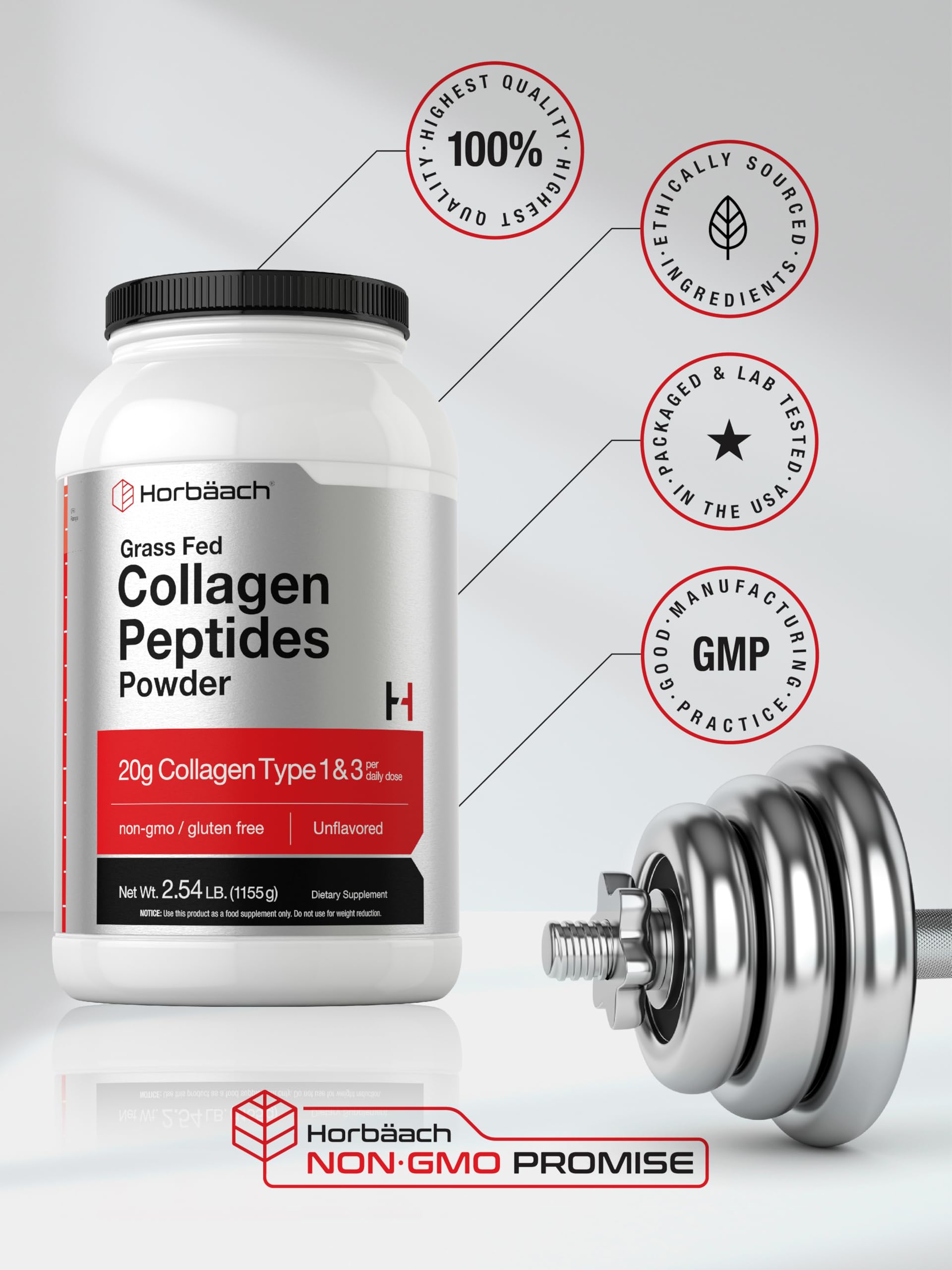 Horbäach Collagen Peptide Powder ingredients list