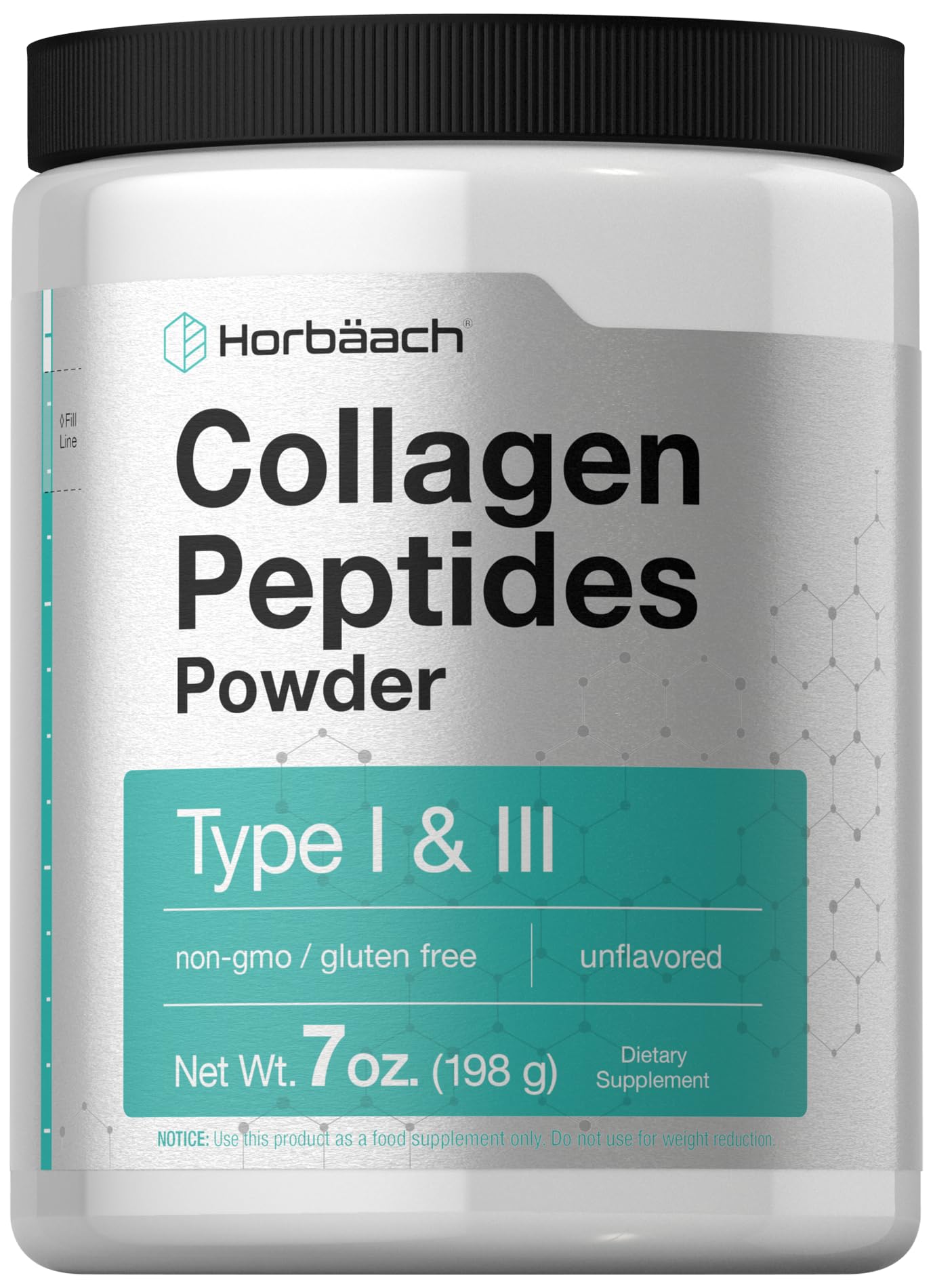 Horbäach Collagen Powder 259g front view packaging