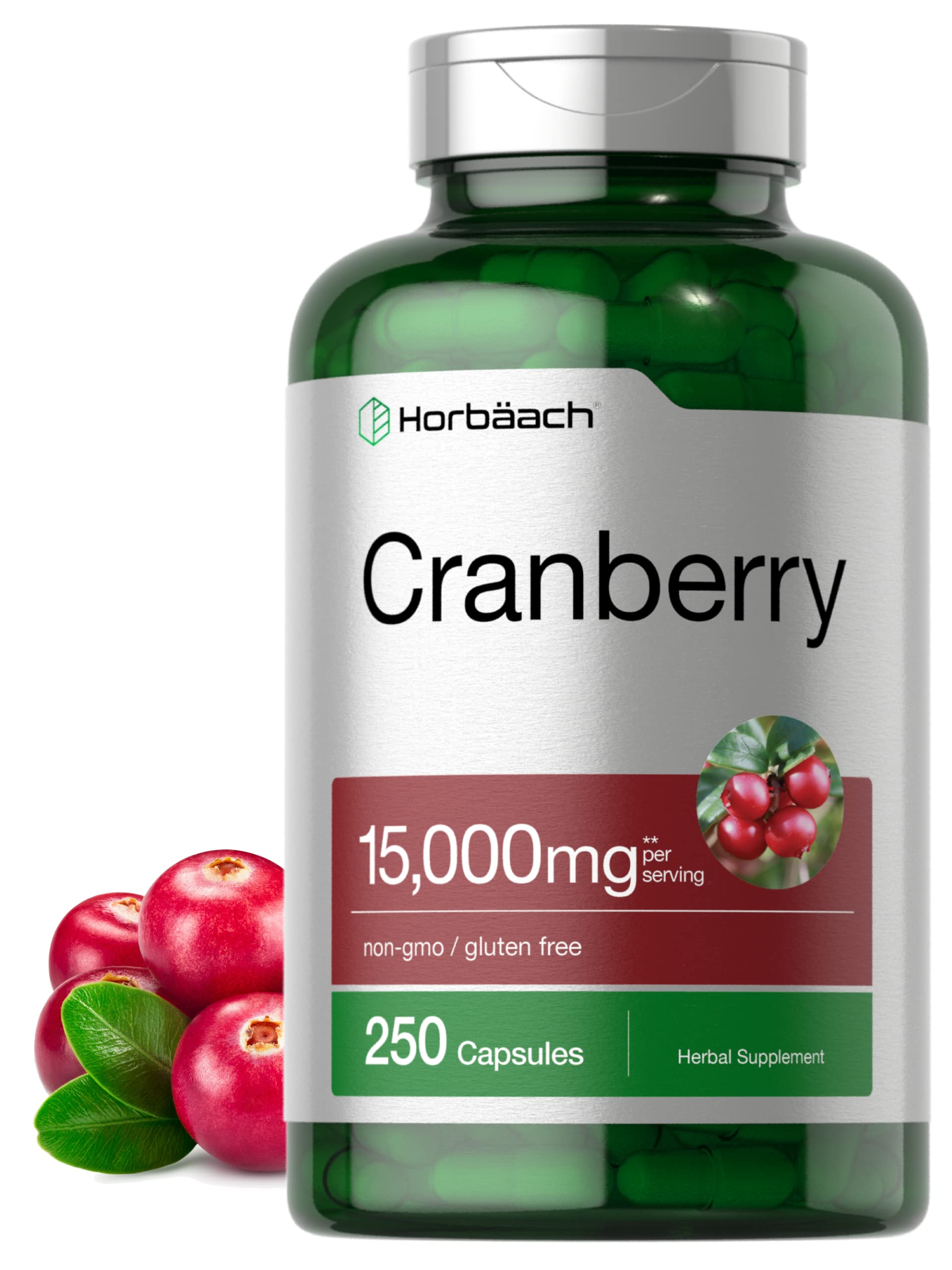 Horbäach Cranberry Supplement 15g front view