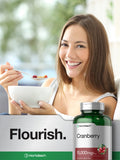 Horbäach Cranberry Supplement 15g on a wooden table