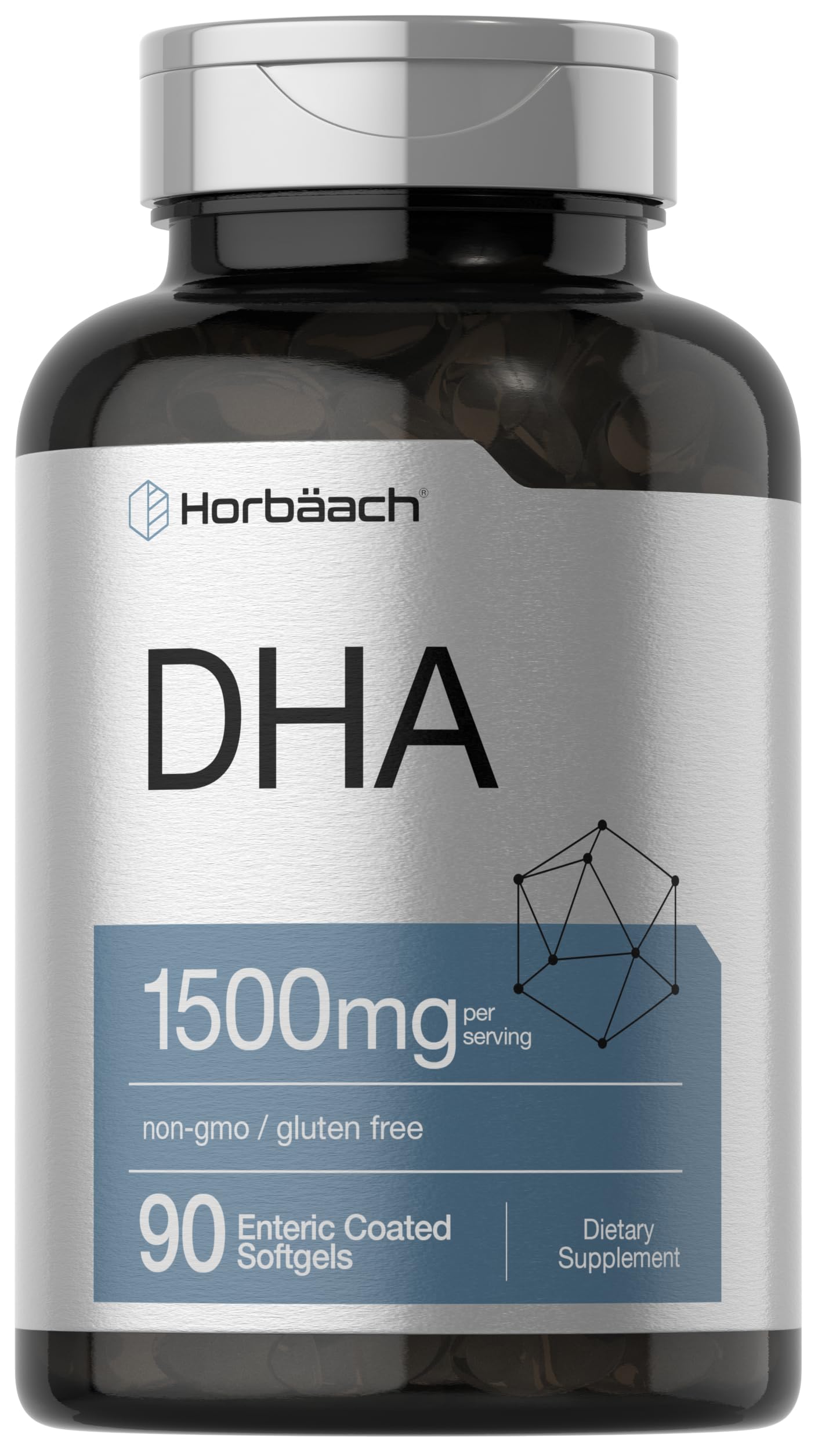 Horbäach DHA 1500mg Omega-3 Fish Oil front view