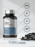 Horbäach DIM Supplement 200mg back view with nutritional information