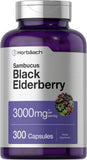 Horbäach Elderberry Extract Capsules 1000mg front view
