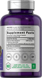 Horbäach Elderberry Extract Capsules 1000mg side view