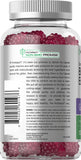 Horbäach Elderberry Gummies 440g back view with ingredient list