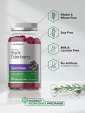 Horbäach Elderberry Gummies 440g close-up of gummies