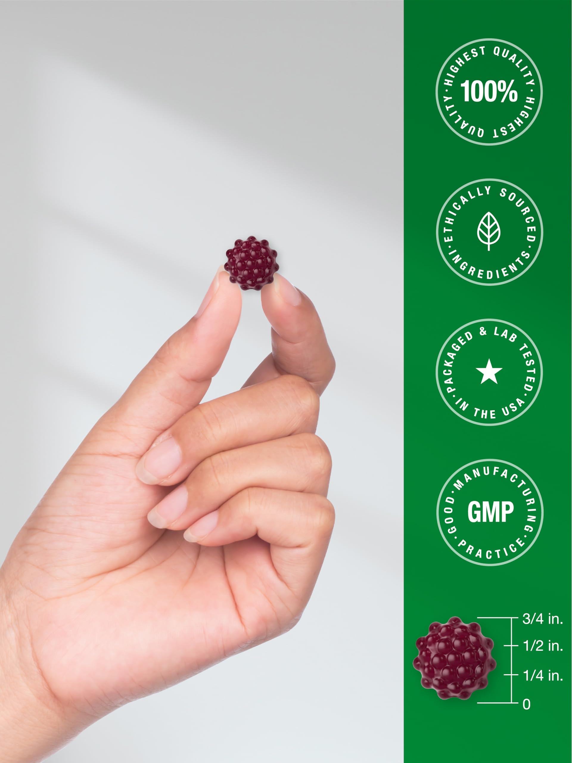 Horbäach Elderberry Gummies 440g nutritional information