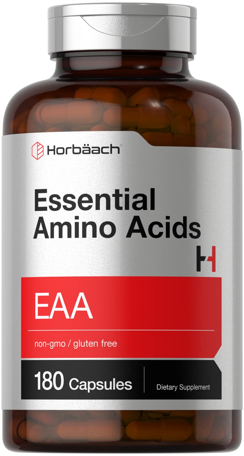 Horbäach Essential Amino Acids 3000mg capsule bottle front view