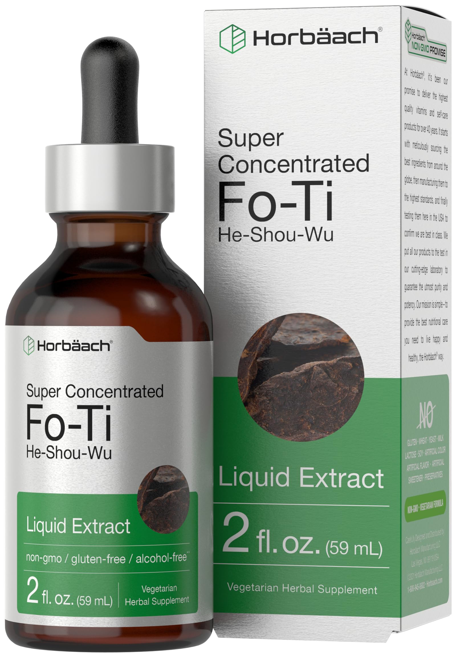 Horbäach Fo-Ti Root Liquid Extract 129g front view
