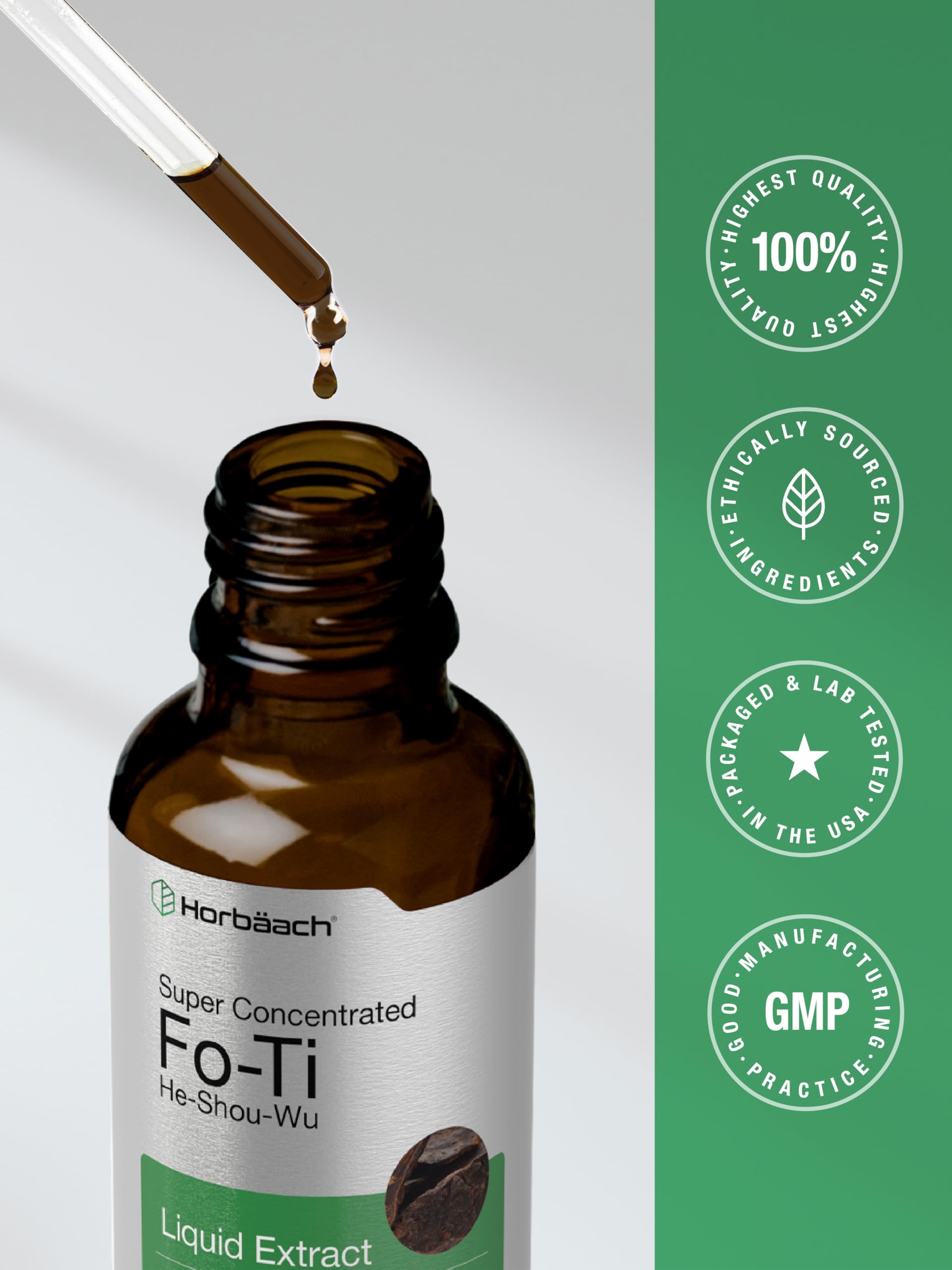 Horbäach Fo-Ti Root Liquid Extract 129g ingredients list