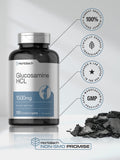 Horbäach Glucosamine HCL 1500mg caplets in hand