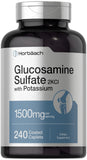 Horbäach Glucosamine Sulfate 2KCI 1500mg supplement front view