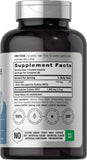 Horbäach Glucosamine Sulfate 2KCI 1500mg supplement side view