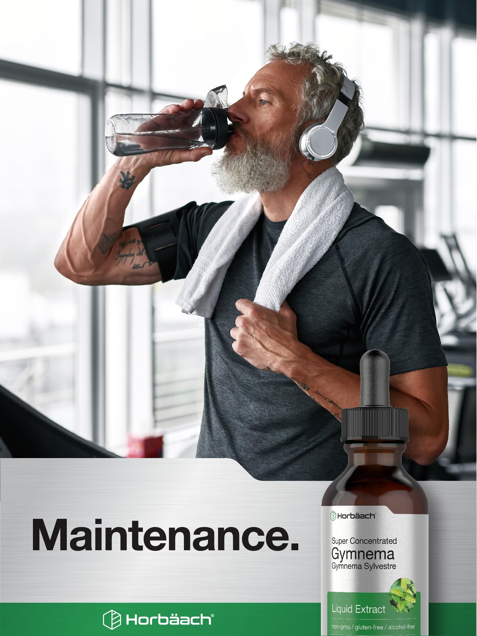 Horbäach Gymnema Sylvestre Alcohol-Free Liquid Extract in a lifestyle setting