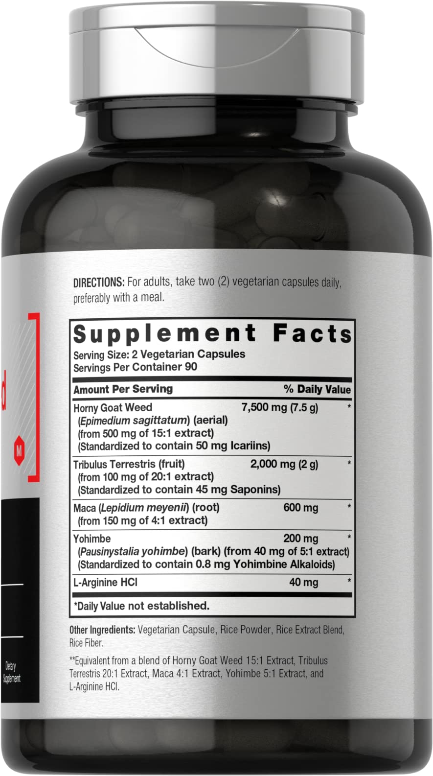 Horbäach Horny Goat Weed Complex capsule ingredients list