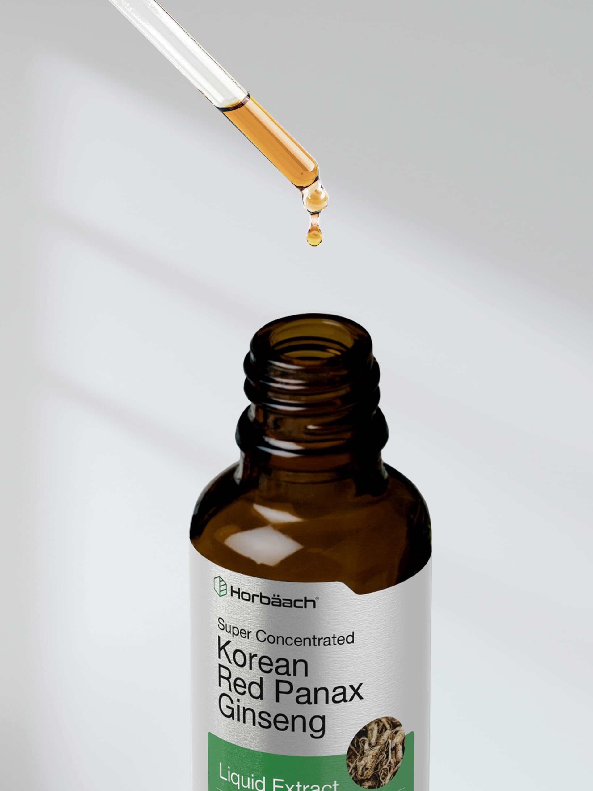 Horbäach Korean Ginseng Liquid Extract 141g with other herbal supplements