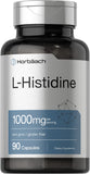 Horbäach L-Histidine 1000mg Capsules front view