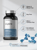 Horbäach L-Lysine 2000mg caplets with measuring spoon