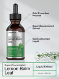 Horbäach Lemon Balm Leaf Extract 118g label close-up