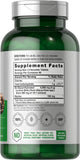 Horbäach Licorice Root Chewable Tablets side view showing nutritional information