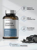 Horbäach Liposomal Glutathione 500mg capsules back view