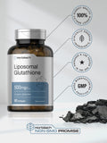 Horbäach Liposomal Glutathione 500mg capsules close-up of ingredients